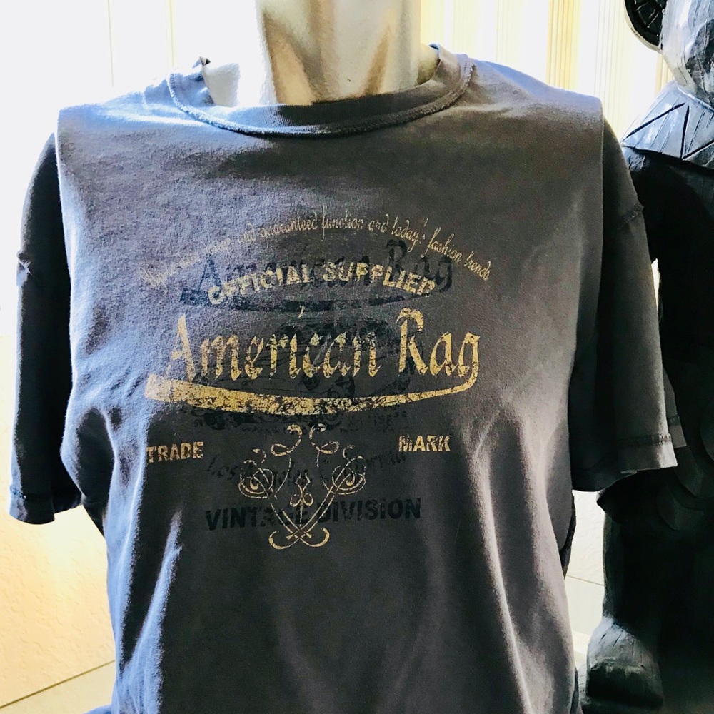 AMERICAN RAG Men’s LOGO Tee Shirt LARGE